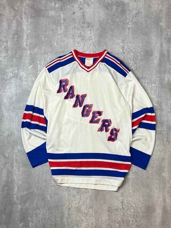 Vintage 1970s/80s New York Rangers NHL Hockey Jersey Size Small