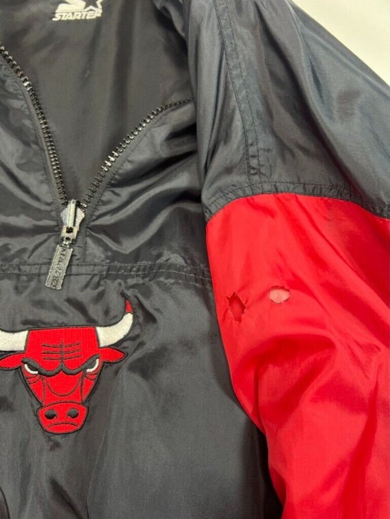 Vintage 90s Starter Chicago Bulls NBA Reversible … - image 6