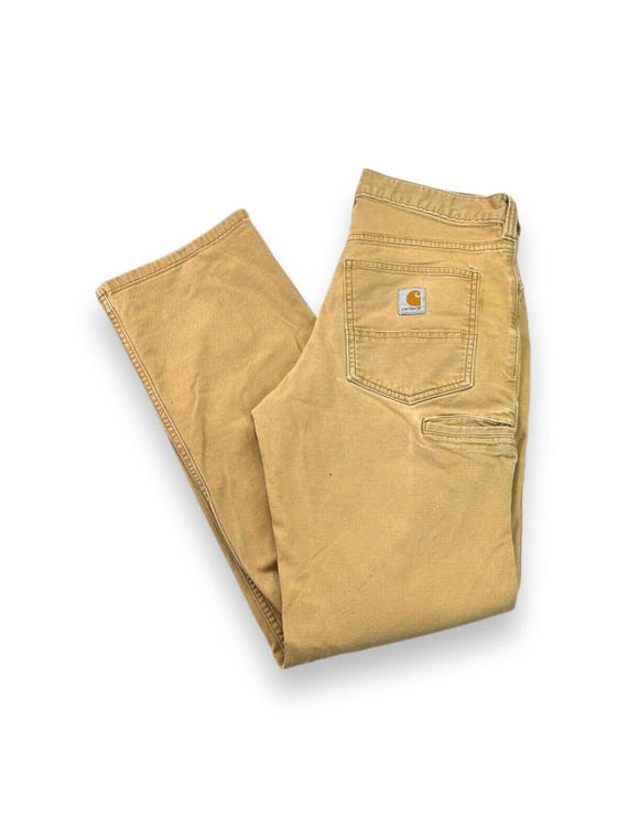 Pantalones de trabajo de lona de corte relajado Carhartt de cinco