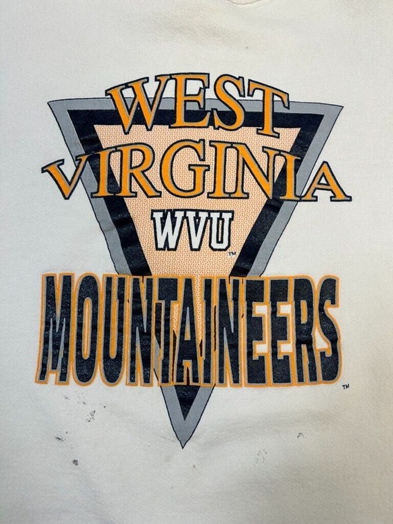 Vintage 90s West Virginia Mountaineers Collegiate… - image 5