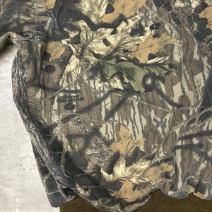 Vintage 90s Jerzees Outdoors Mossy Oak Break up Camo Hunting Jacket Size XL image 10