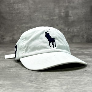 Vintage Polo Ralph Lauren Embroidered Pony Strapback Hat OSFA