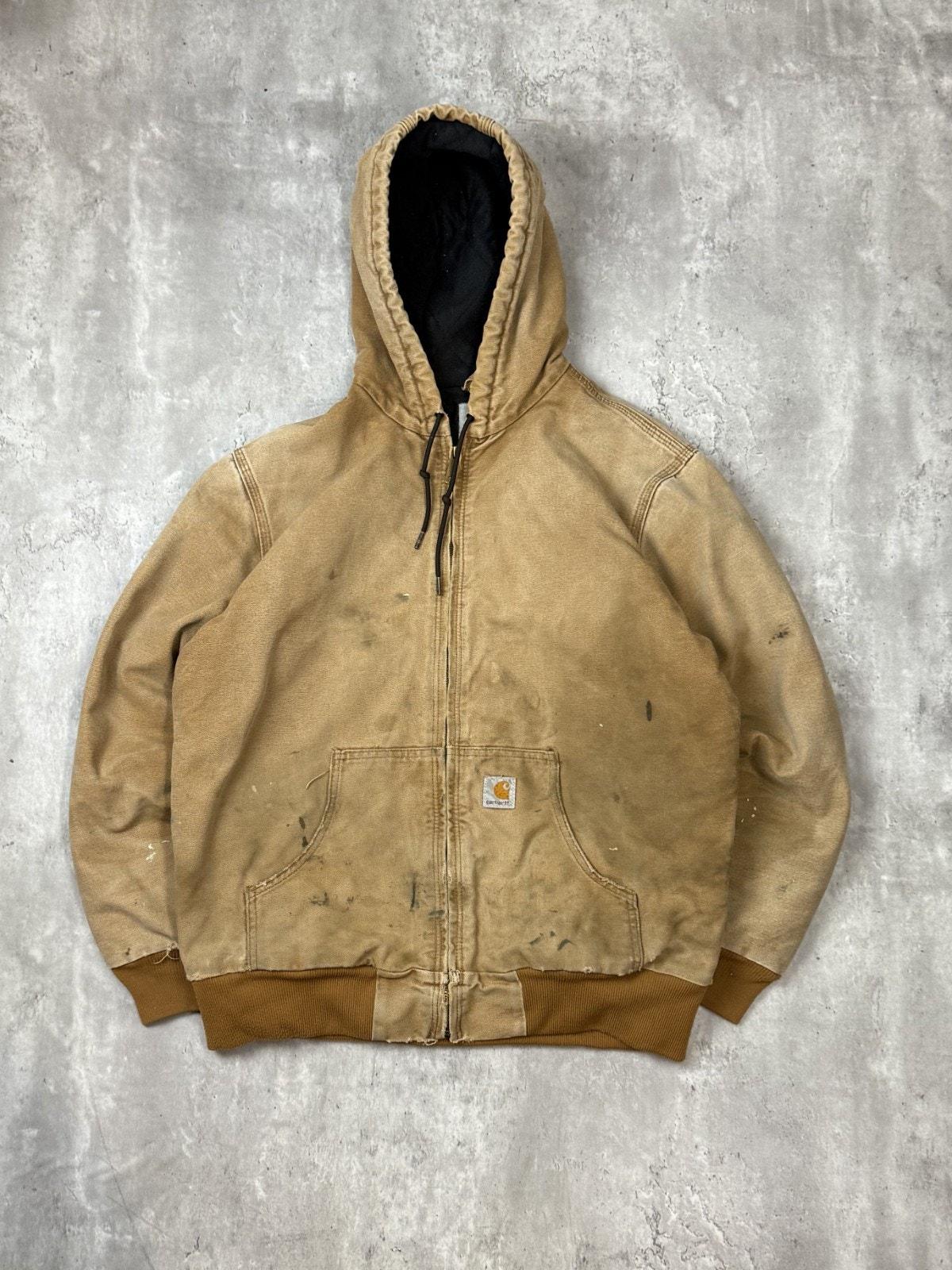 ジャケット・アウター carhartt active parka brown vintage Rare Vintage Carhartt Active Jacket Brown Size-M/L