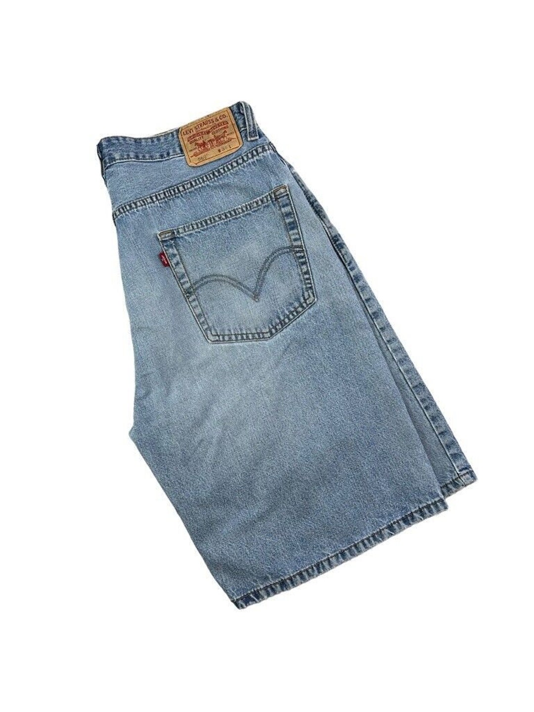 2000'S Levi's 569 Loose Fit Denim Shorts (Men's Size 36) cotton blue type Vintage Second Hand main image 1
