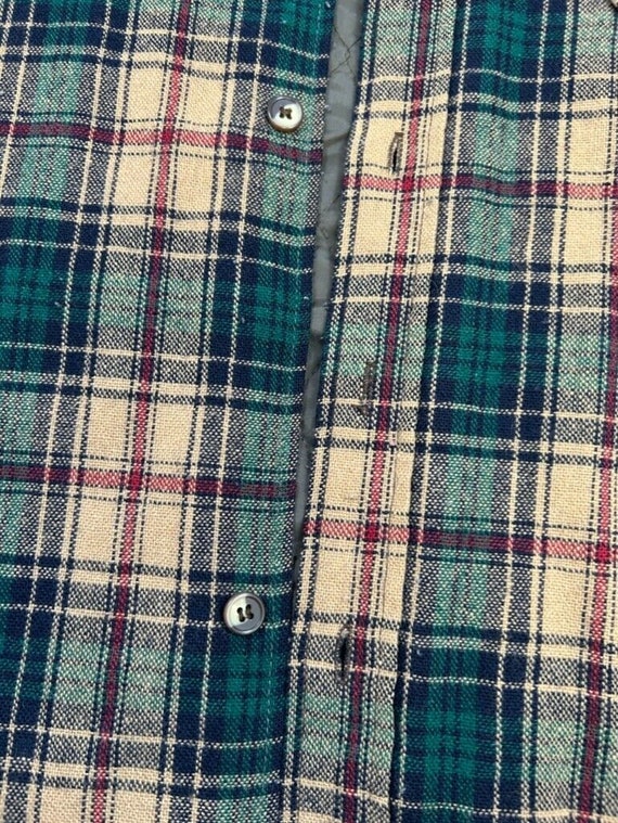 Vintage Briggs Insulated Plaid Double Pocket Wool… - image 5