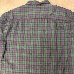 Vintage Pendleton Single Pocket Karierter Druck Lange Ärmel Button Up Shirt Gr. XL Bild 8