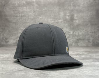 Czapka z daszkiem Carhartt Canvas Workwear z haftowanym naszywką OSFA w kolorze szarym