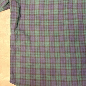 Vintage Pendleton Single Pocket Karierter Druck Lange Ärmel Button Up Shirt Gr. XL Bild 10