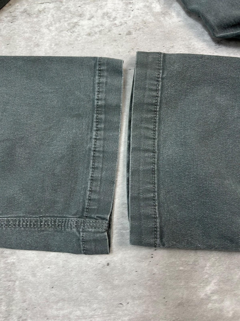 Carhartt Relaxed Fit Canvas Workwear Five Pocket Pants Size 34 Green image 9