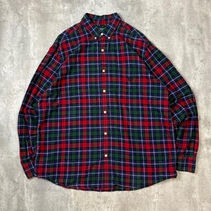Chaps Ralph Lauren Plaid Long Sleeve Button Up Shirt Size 2XL