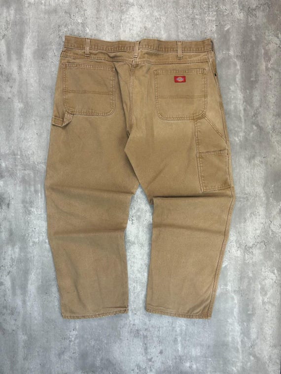 Vintage Dickies Canvas Workwear Carpenter Pants Size 41 Beige