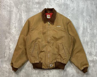 Vintage Carhartt Moss Green Santa Fe Work Jacket Size XL - Etsy