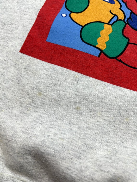 Vintage 90s Sesame Street Elmo Graphic Sweatshirt… - image 5