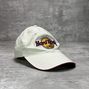 Vintage Hard Rock Cafe Embroidered Logo Flex Fit Hat Size S/M