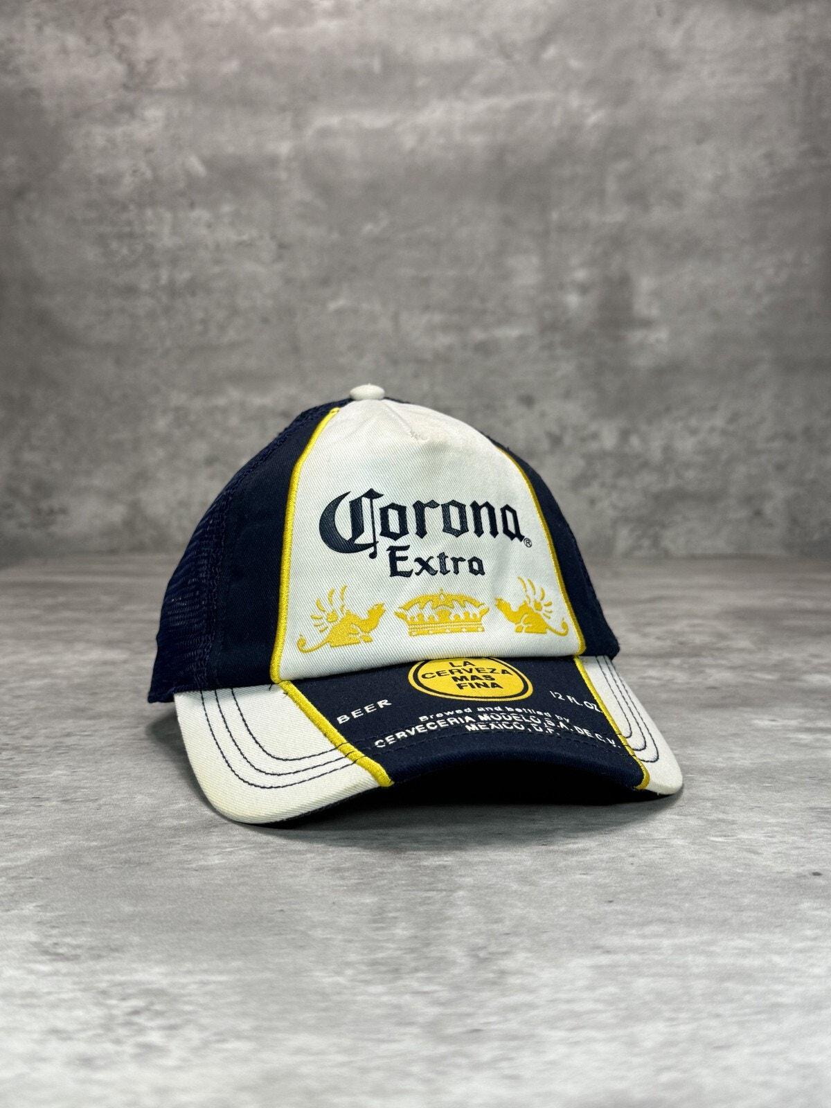 Vintage Corona Extra Graphic Print Panelled Spellout Snapback Hat
