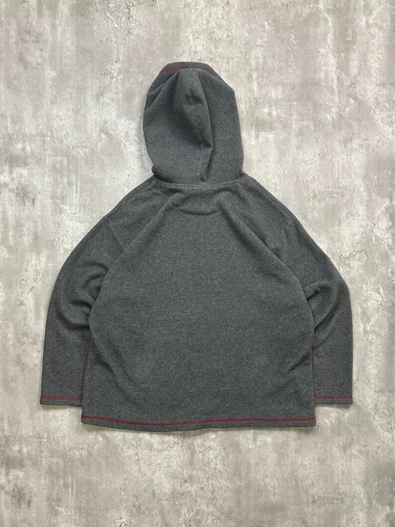 Vintage Disney Mickey Mouse Embroidered Fleece Hooded Sweatshirt Size XL image 2