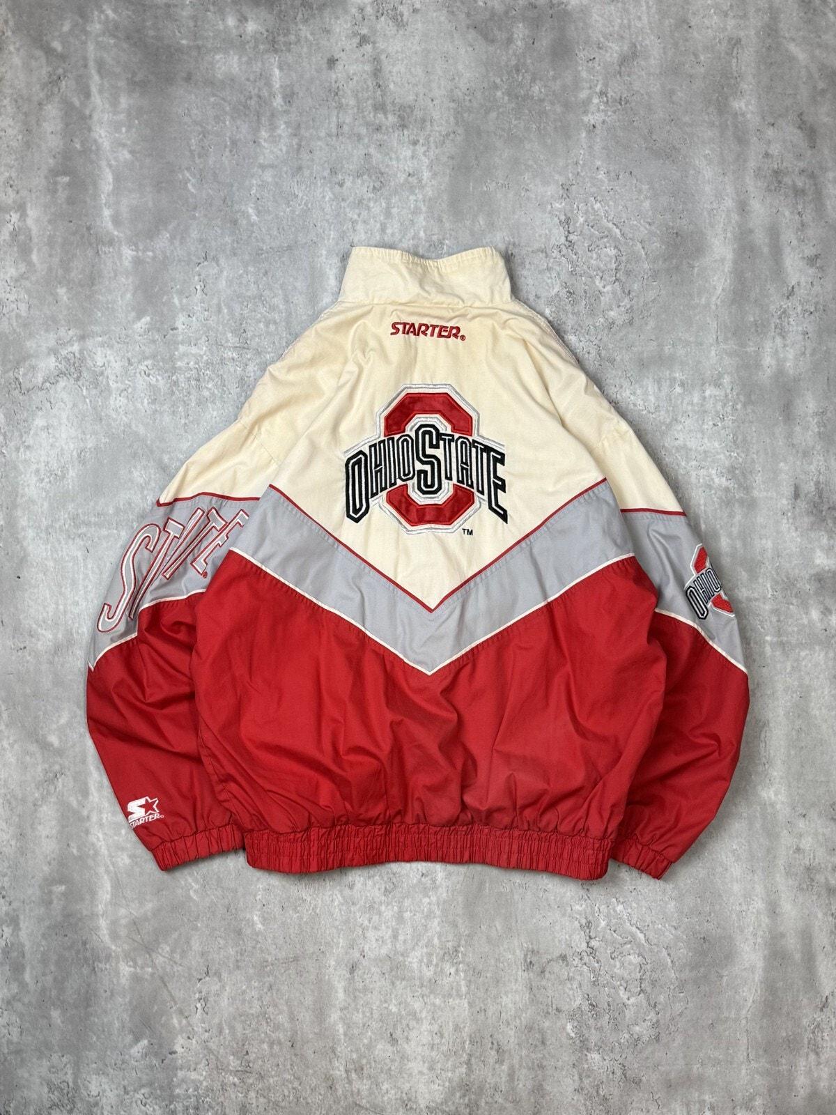 Starter Ohio State ナイロンジャケット L Vintage 90s STARTER Ohio State Buckeyes Starter Jacket Mens