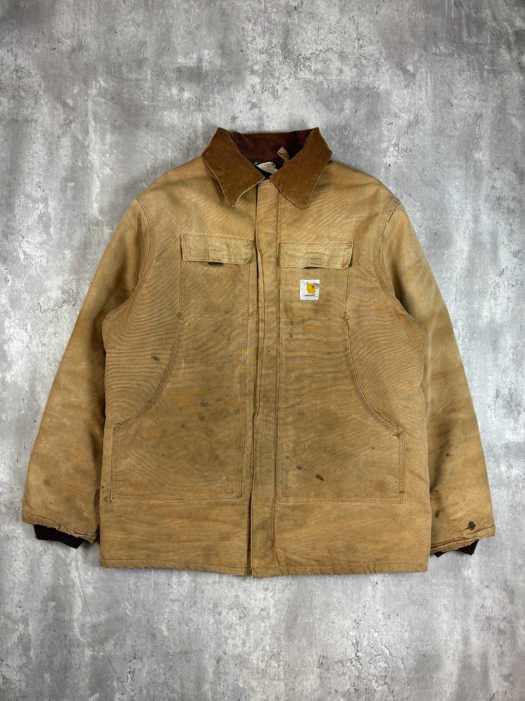 Carhartt vintageアウター Vintage Carhartt Active Jacket Mens 3XL Hooded Olive Green