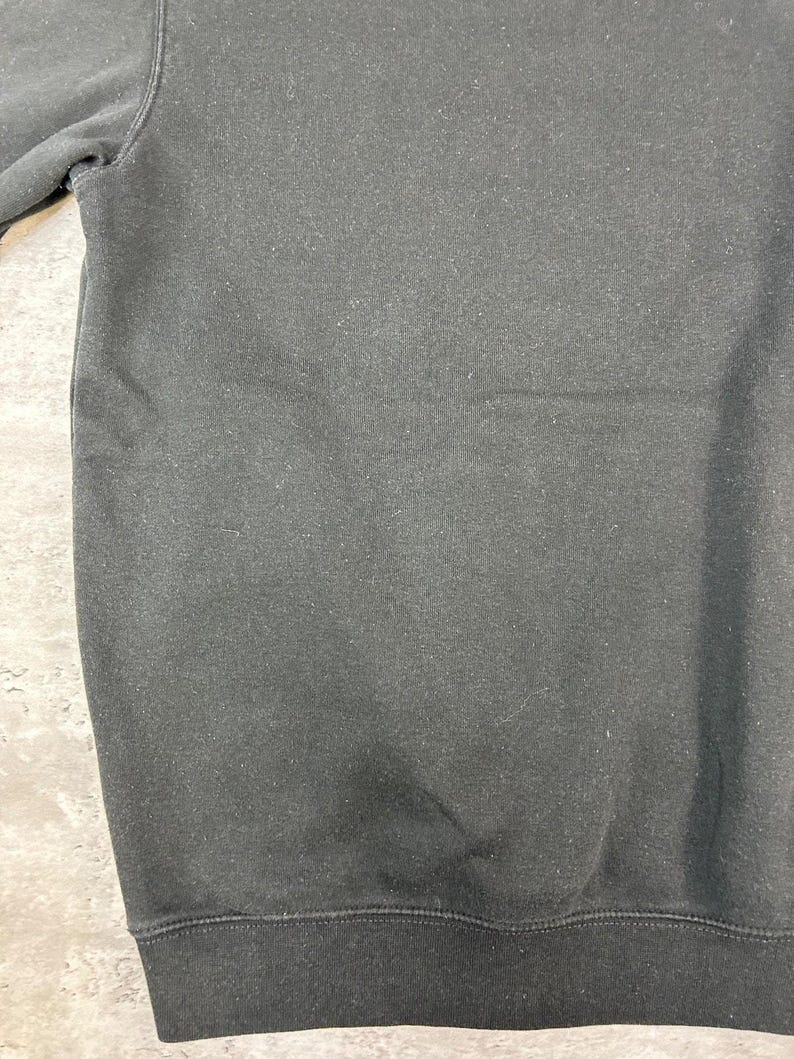 Vintage Carhartt Sleeve Spellout Workwear Hooded Sweatshirt Size Medium Black image 10