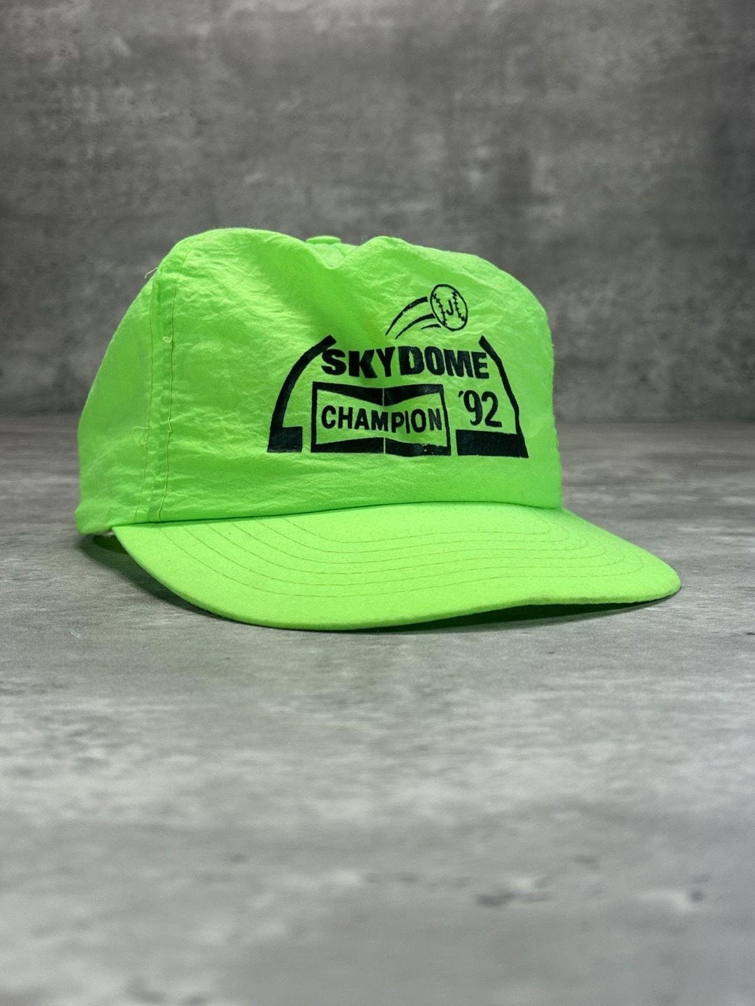 Vintage 1992 Skydome Champion Spellout Graphic Snapback Hat OSFA