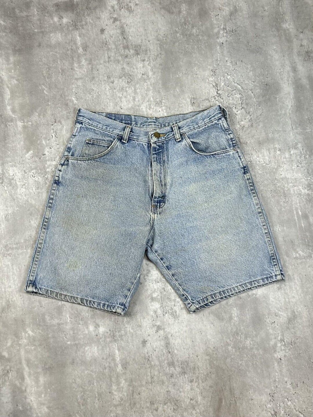 【U LAN】Watery washing vintage denim shorts Watery washing vintage denim shorts - ULAN | 60% - Asian