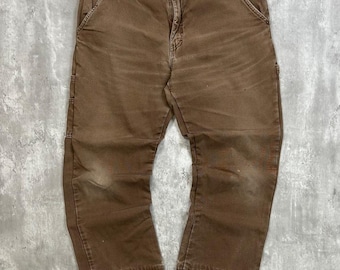 Dickies - Pantalon de menuisier en toile Workwear Taille 37 Marron