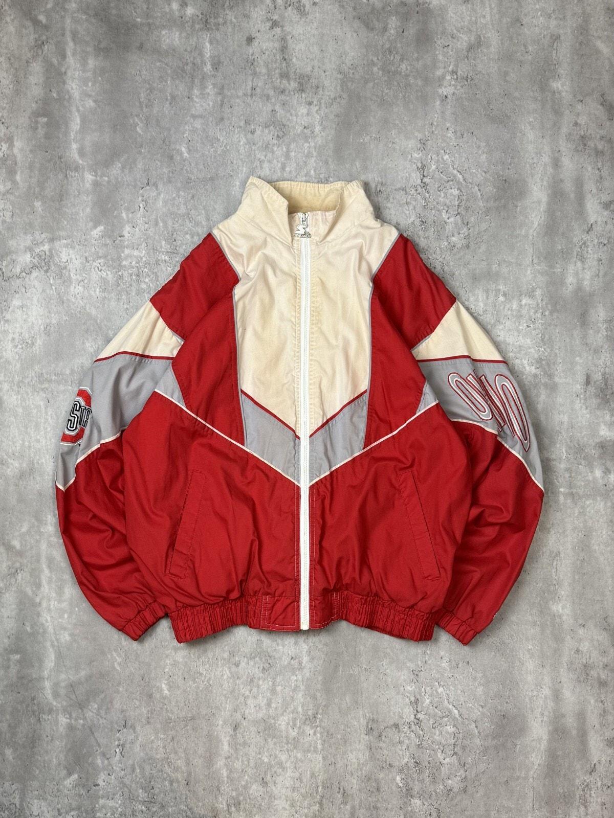 Starter Ohio State ナイロンジャケット L Vintage 90s STARTER Ohio State Buckeyes Starter Jacket Mens