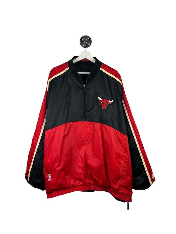 Vintage 90s Starter Chicago Bulls NBA Reversible … - image 1