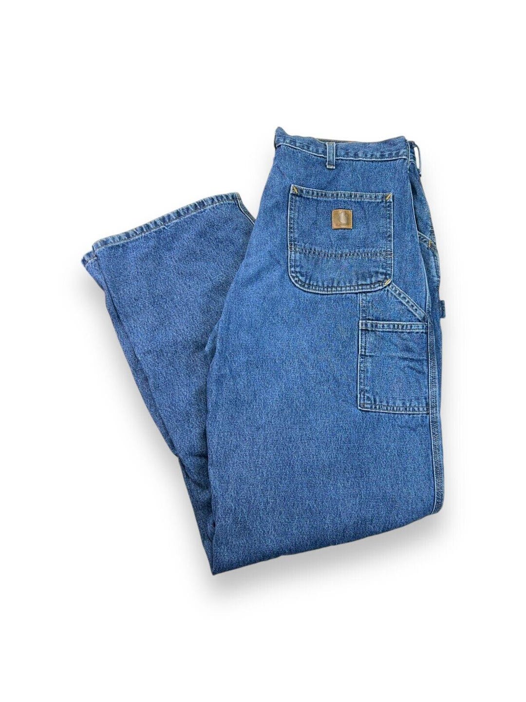 Carhartt Denim Painter Pants for Men, W34 equivalent cotton blue type Vintage Second Hand