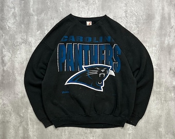 Sudadera vintage con el logotipo de los Carolina Panthers de la NFL de 1993, talla grande