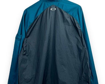 RARE 90s Oakley G Software Tech Utility Nylon Jacket Black