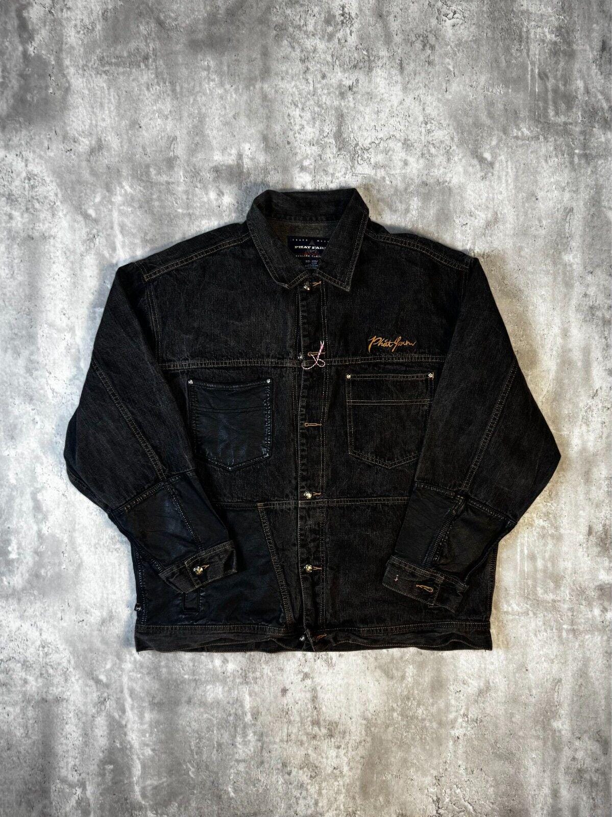 Phat Farm Leather Jacket - Etsy Phat Farm Leather Jacket - Etsy