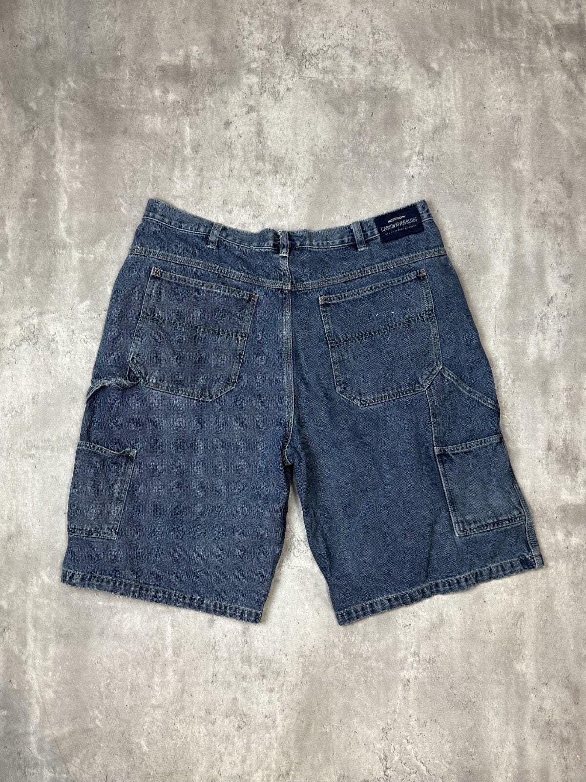 Vintage Canyon River Blues Dark Wash Denim Workwear Carpenter 