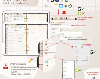 Mid-Year Planner 2024 | Digital Planners 2025 | Goodnotes Planner | iPad Planner | Daily Planner | Weekly Planner | GoodNotes Stickers