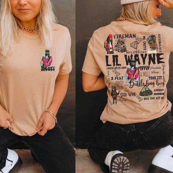 Lil Wayne Título de la canción Camiseta Lil Wayne Camisa Lil Wayne Merch