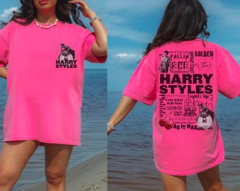 T-shirt Harry Styles avec titre de chanson T-shirt Harry Styles Merch