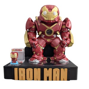 Bitty Pop Bot Display Marvel Iron Man & Hulkbusters - DISPLAY ONLY