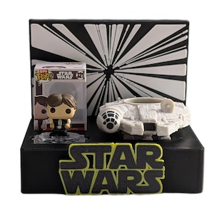 Bitty Pop Ride Display Star Wars Han Solo & Millennium Falcon - DISPLAY ONLY