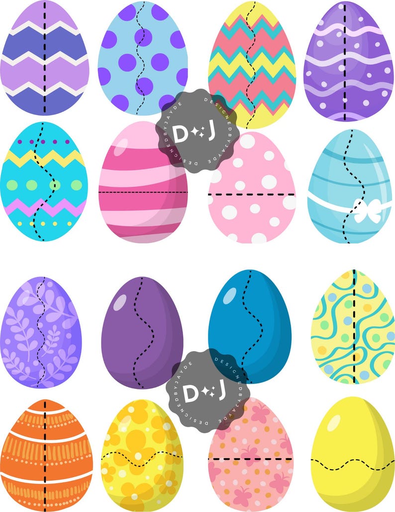 Printable Easter Egg Match Game: Toddler Activity (PDF) - Etsy UK