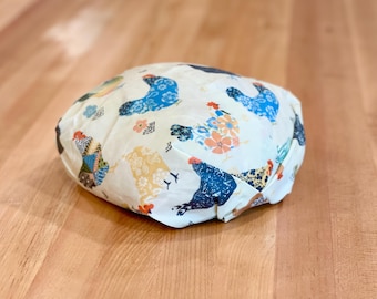XXL Beeswax Bread wrap  - reusable eco friendly food safe homemade wraps for kitchen storage - sourdough boules - loaves farmhouse chickens