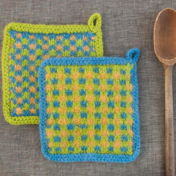 Knit Trivets Etsy
