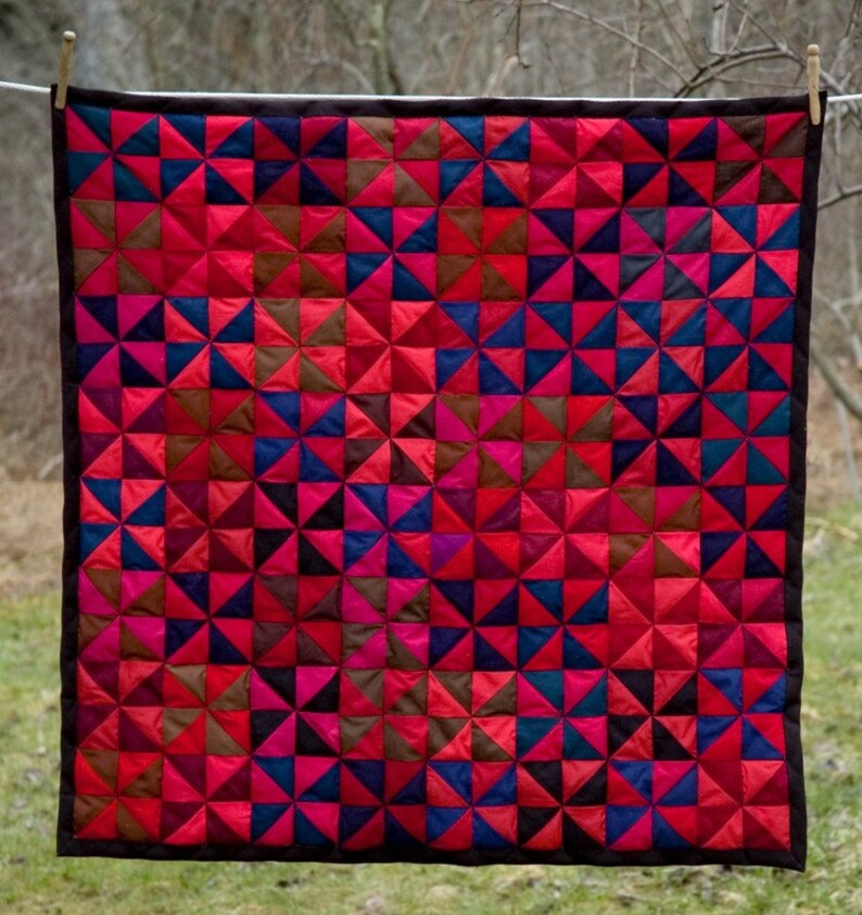 Hand Tied Baby Quilt Baby Comforter Baby Blanket Hand Made in Etsy