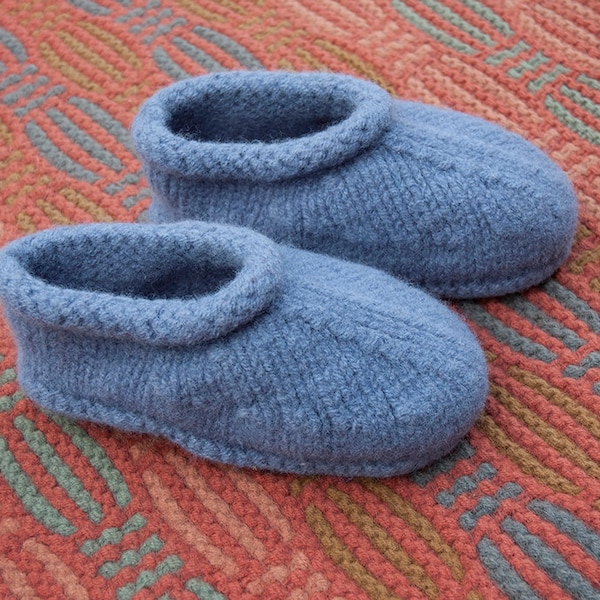 felted wool slippers