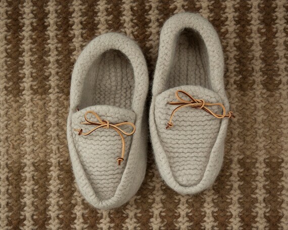 wool moccasins