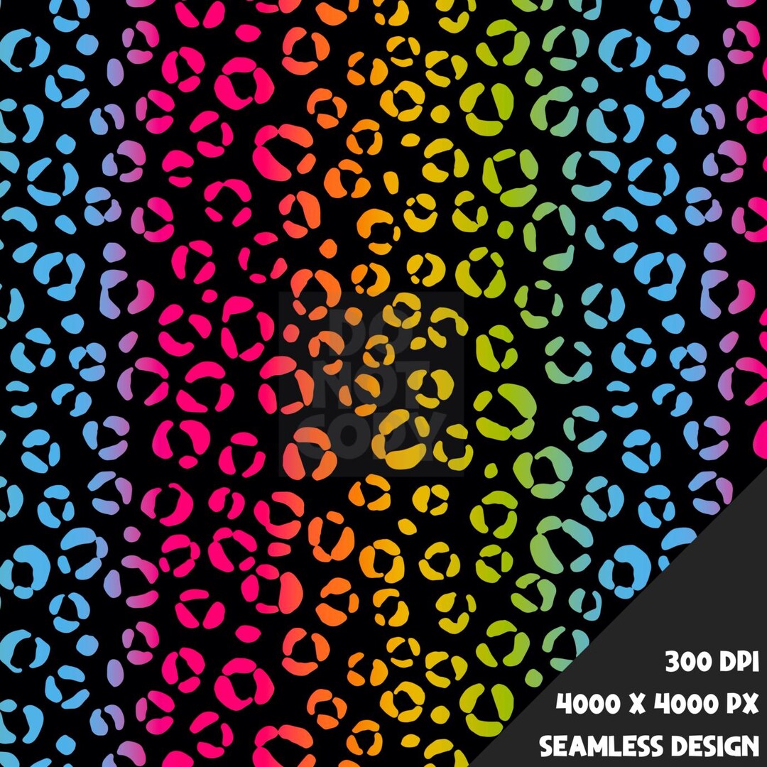 Leopard Print Animal Seamless Design - Digital Surface Pattern for ...