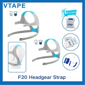 4-2 Packs AirFit F20 Headgear Replacement: Full Face CPAP Mask, Adjustable,