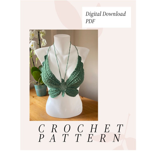 Crochet Butterfly Top Pattern