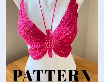 Crochet Butterfly Top Pattern