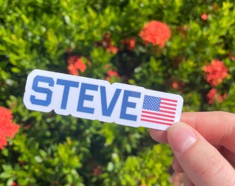 Custom Name & Flag Stickers