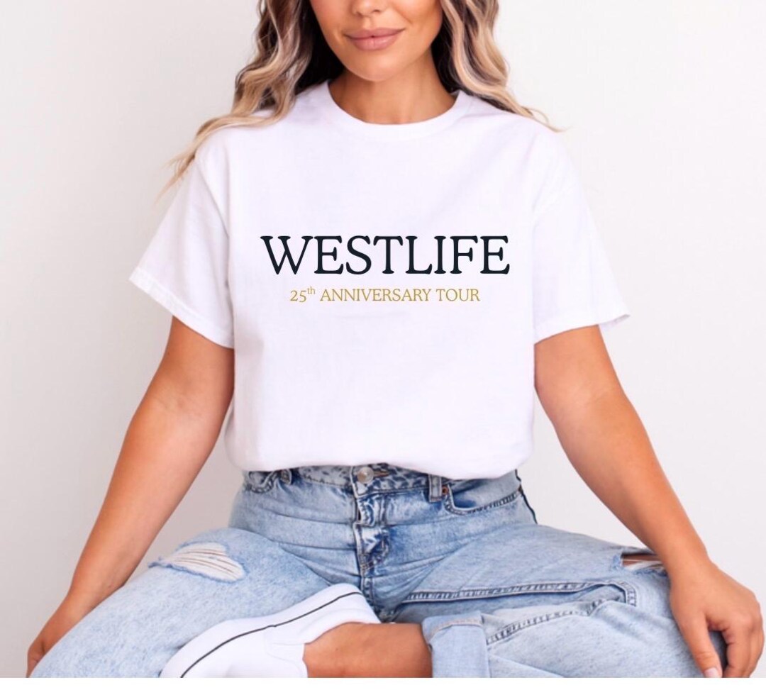 Westlife 25th Anniversary Tour T-shirt | Boyband Fan Gift - Etsy